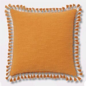 Threshold Gold Tassel Throw Pillow